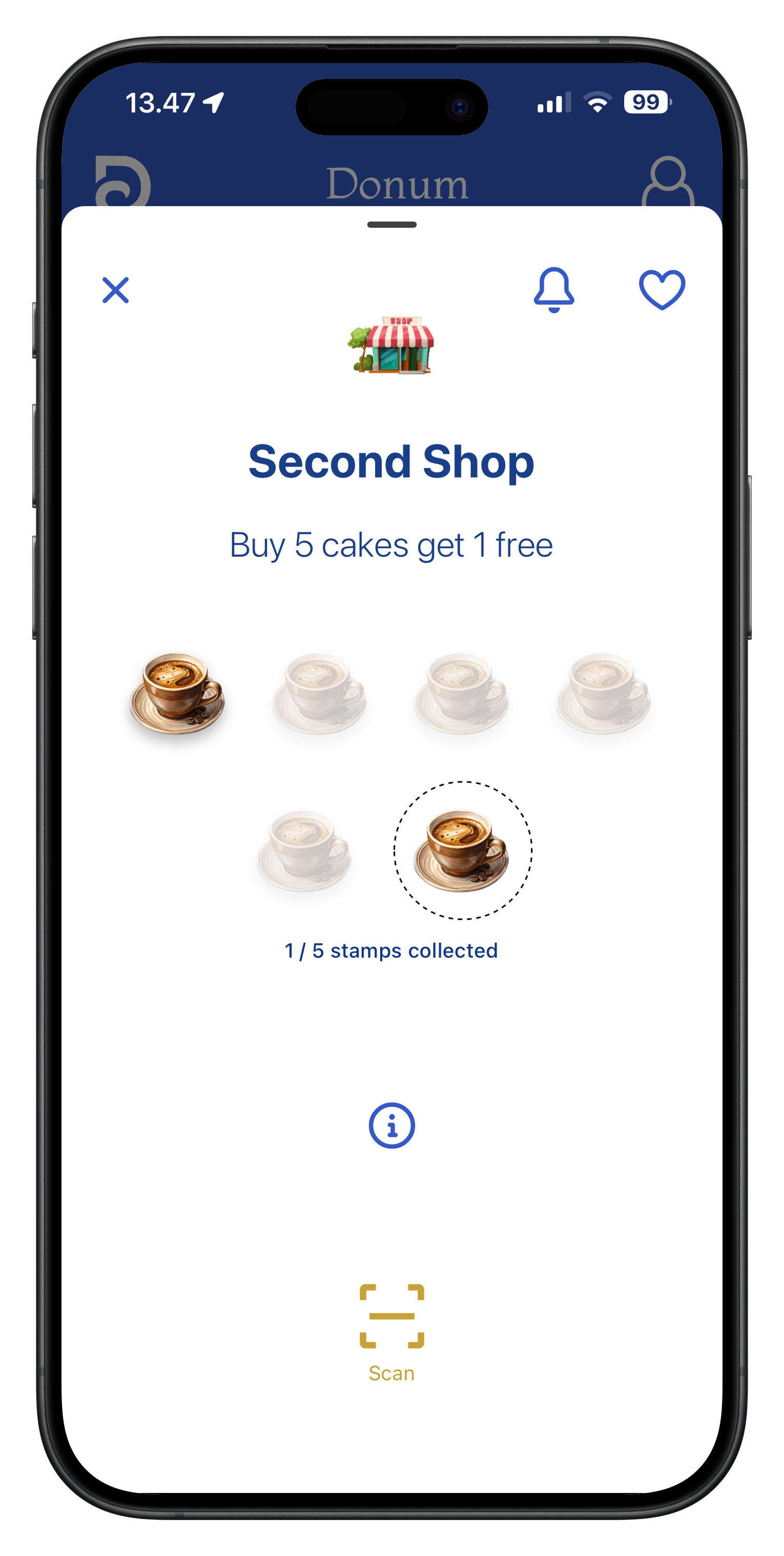 Donum Loyalty Card - Second Shop